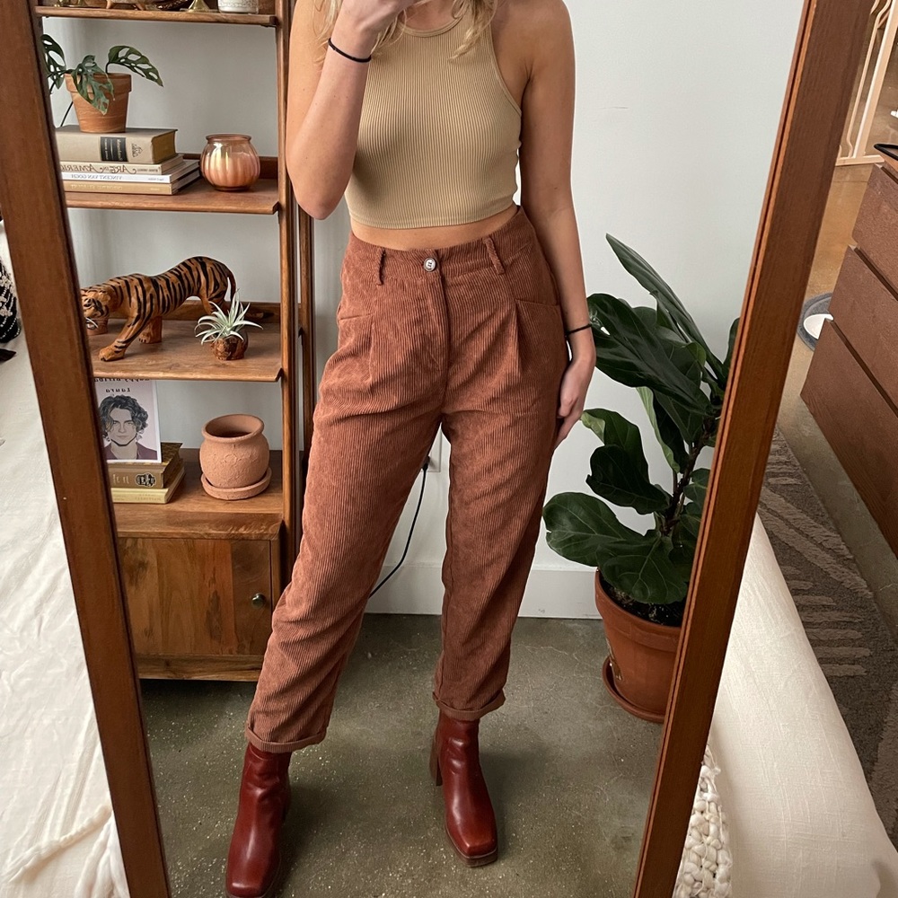 Brown Corduroy Trousers
